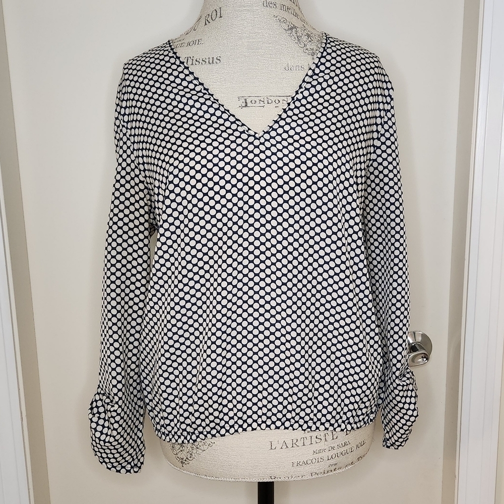 Cynthia Rowley polkadot top